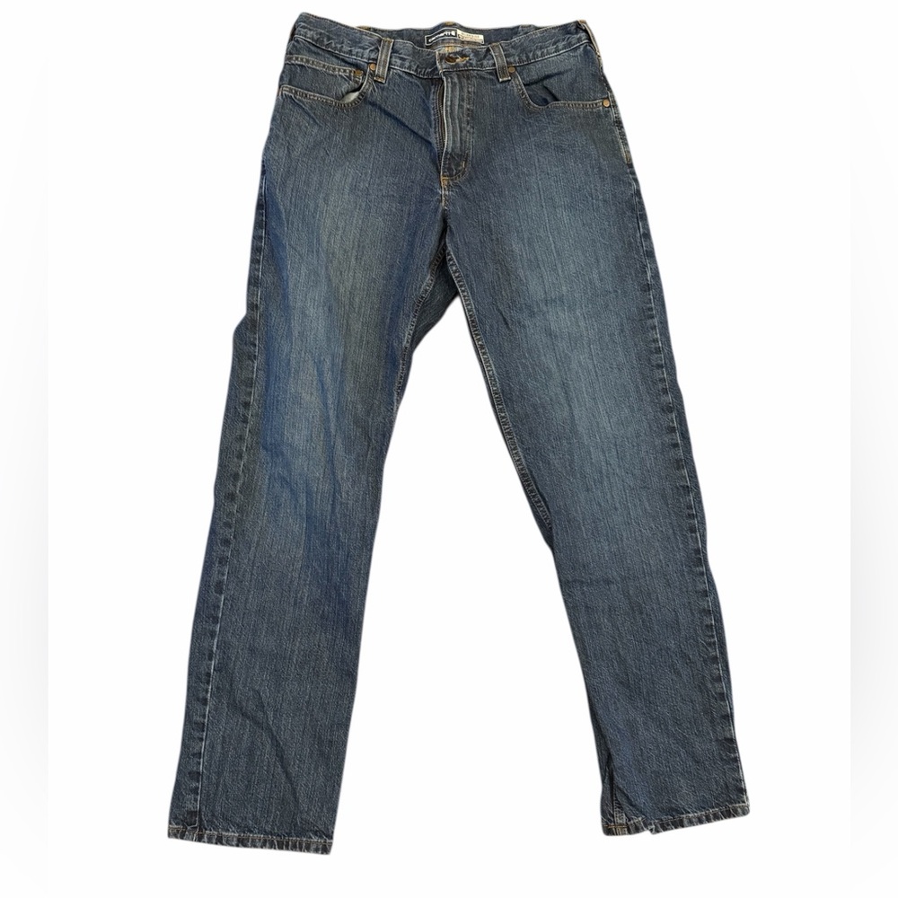 Men’s Carhartt Classic Blue Denim Relaxed Fit Jeans size 34 x 34
